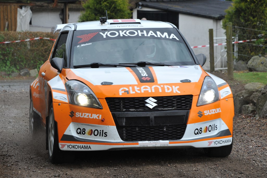 Det blev til sejr for Kenneth Madsen og Mette Feldthaus
(Foto: Suzuki Motorsport)